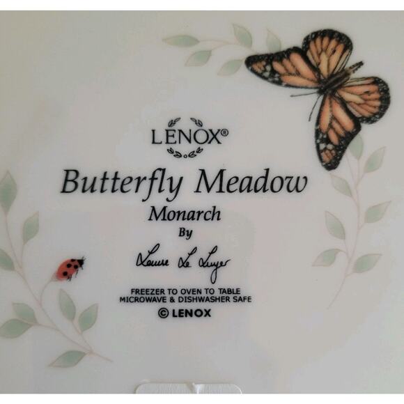 Lenox Butterfly Meadow - MONARCH - 11" Dinner Plate - Picture 6 of 7